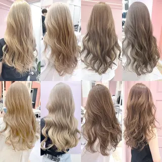 ロング Su-chi-🧴 /ミルクティーカラーのヘアスタイル