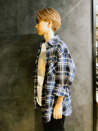 カラー ヘアアレンジ メンズ メンズ特化✂️栗原 侑也のヘアスタイル