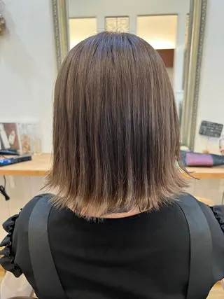 ミディアム カラー 🐰ハイトーンカラー 畠山 渡🐰のヘアスタイル