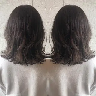 ミディアム あらき ちさとのヘアスタイル