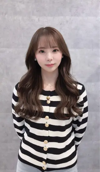 ロング カラー りん 🎀韓国スタイルのヘアスタイル