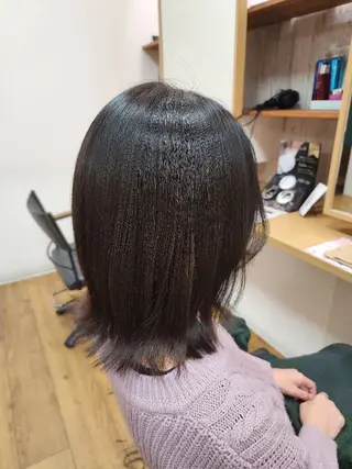 ミディアム 近森 美帆[モーラ高石店]のヘアスタイル