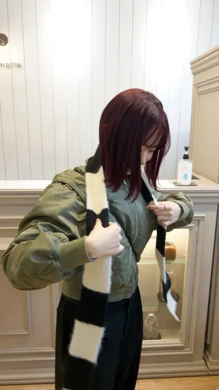 ショート カラー じゅわっと暖色カラー 🍊Moemiのヘアスタイル