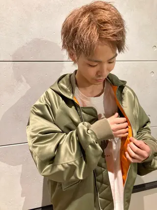 ショート カラー メンズ メンズ特化❤️🔥 パーマ職人江口佳乃のヘアスタイル