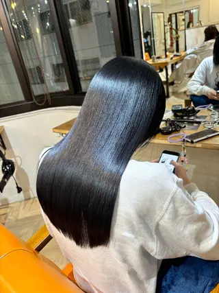 ロング 縮毛矯正 髪質改善🎀カノンのヘアスタイル