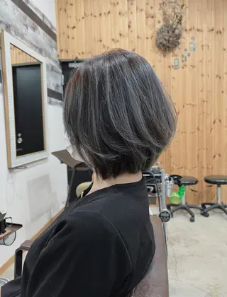ショート カラー 五反田　美容院☆張 明星☆韓国ヘアのヘアスタイル