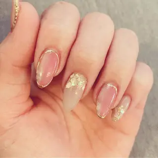 ロング shandy nailのネイルデザイン