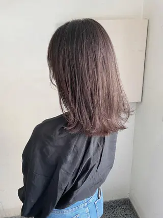ミディアム カラー レイヤーカット✂️ 横浜No1♡下鳥翔子のヘアスタイル