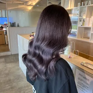 ロング カラー 早稲田/ショート/ 髪質改善/艶カラーのヘアスタイル