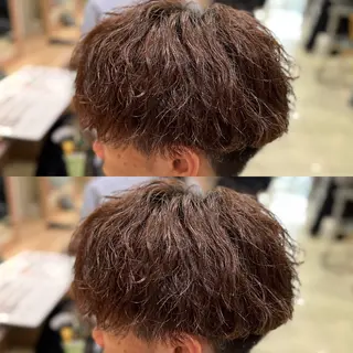 パーマ メンズ 【メンズパーマ✨️ 髪質改善矯正】岩城のヘアスタイル