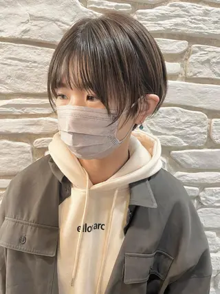 ショート カラー ヘアアレンジ 溝口 ひなこのマツエク・マツパデザイン
