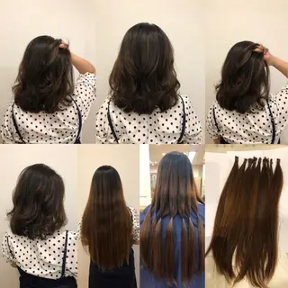 ミディアム カラー パーマ ヘアアレンジ メンズ キッズ ネイル マツエク・マツパ MEGUMI megumiのヘアスタイル