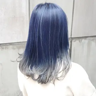 ロング カラー 派手髪/ハイトーン/ エクステ✨ユウキのヘアスタイル