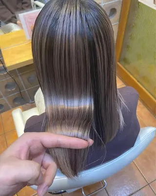 ロング カラー 美容室 HAKUAのヘアスタイル