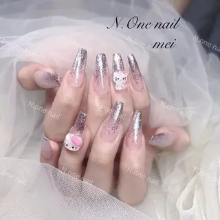ネイル 長いだし/スカルプ/ パラシェルN.oneのネイルデザイン