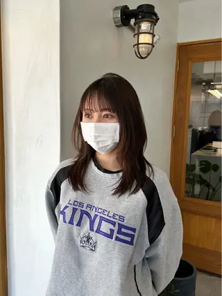 ミディアム 縮毛矯正＆髪質改善 特化/ゆいのヘアスタイル