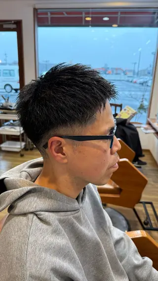 ショート メンズ 心cocoro RISAのヘアスタイル