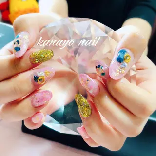 ロング ネイル 居田 袈奈代のネイルデザイン