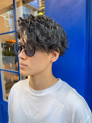 パーマ メンズ ✨デザインカラー✨ ✂️kouki✂️のヘアスタイル