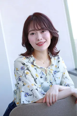 ミディアム カラー 千代延 涼平のヘアスタイル