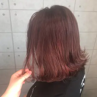 ショート カラー ヘアアレンジ 烏丸韓国ヘア🇰🇷 ayaka🎀のヘアスタイル