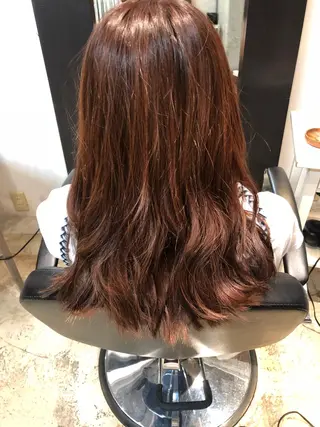 ロング カラー 髪質改善韓国レイヤー カット内田智大のヘアスタイル