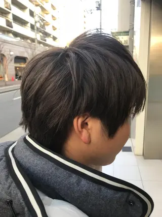 ショート カラー パーマ ヘアアレンジ メンズ キッズ ネイル マツエク・マツパ EnBlesS西宮 マンツーマン神道有基のヘアスタイル