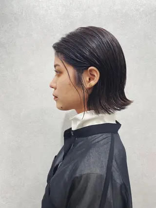 ショート カラー ヘアアレンジ Kawaguchi Arisaのヘアスタイル