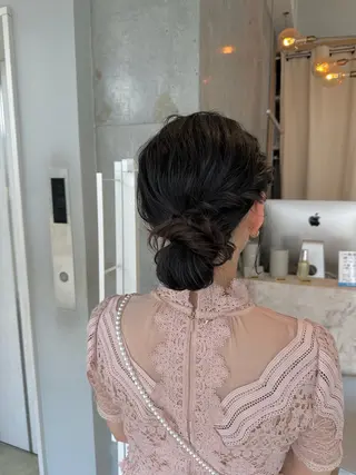 ミディアム ヘアアレンジ さとう あやかのヘアスタイル