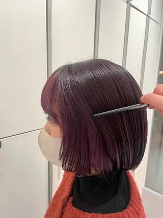 カラー 🎀縮毛矯正/ボブ /渋谷/MIKI🎀のヘアスタイル