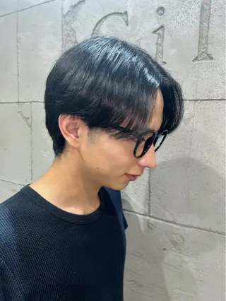 カラー NAHO 🩵 透明感カラー🫧のヘアスタイル