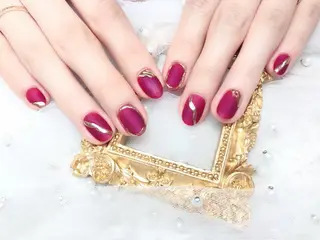 ネイル マジック ミラーのネイルデザイン