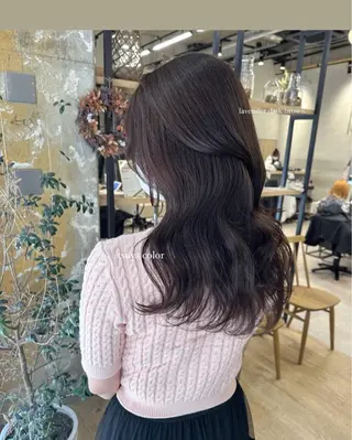 ロング rio¦ブラウン¦暗 髪¦縮毛矯正🌙のヘアスタイル