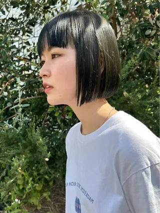 ショート カラー ボブ/似合わせカット /ニュアンスカラーのヘアスタイル