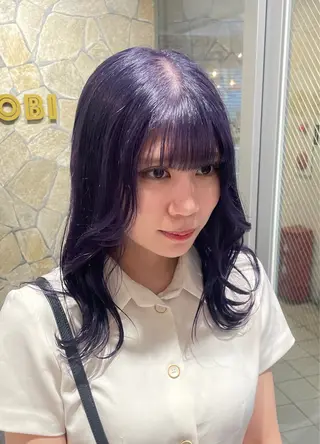 ミディアム カラー 🦋ブリーチ/カラー 専門AYA💖のヘアスタイル