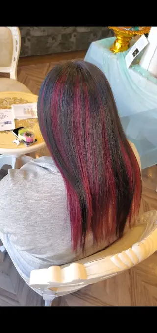 ロング カラー 小島　崇義 ブリーチお任せ下さいのヘアスタイル