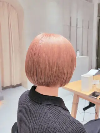 ショート カラー あかり/ 艶カラー/メンズのヘアスタイル