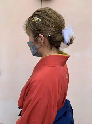 ショート ヘアアレンジ yui .のヘアスタイル