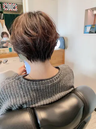 ショート 通い続けられるサロン ママ美容師　明日香のヘアスタイル