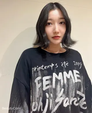 ミディアム 佐藤 蓮のヘアスタイル