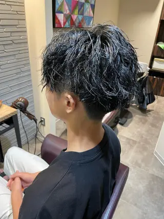 カラー メンズ 仙台/メンズ/ フェザー/リョウのヘアスタイル