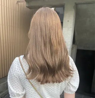 セミロング カラー 東梅田エリアカラー ヘアセットNo. 1のヘアスタイル
