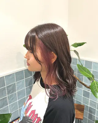 ミディアム カラー 🎀透明感ツヤカラー 🎀uRiのヘアスタイル