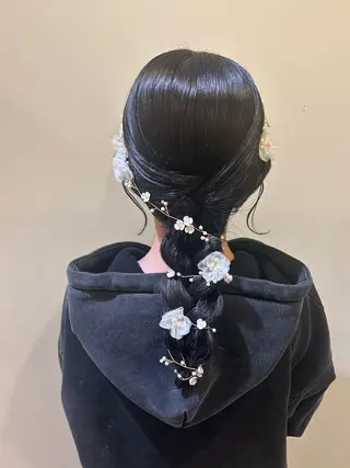 ロング ボウ🪞ヘアセット /メイク/マツパのマツエク・マツパデザイン