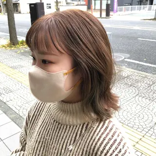 ミディアム Glanz hair 坂牛匠のヘアスタイル