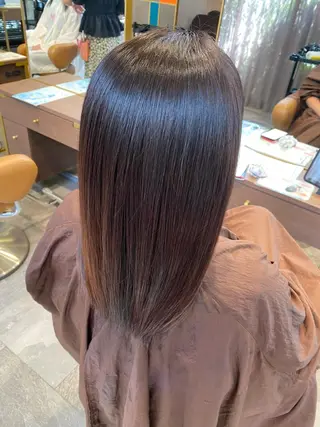 セミロング 中谷 明日香のヘアスタイル
