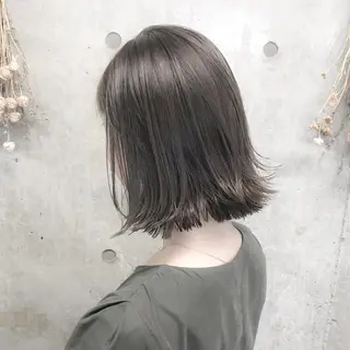 ミディアム カラー 髪質改善、縮毛矯正 店長浅野太郎のヘアスタイル