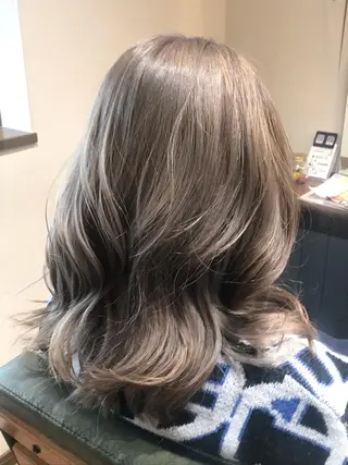 セミロング カラー Ray hair 春日部のヘアスタイル