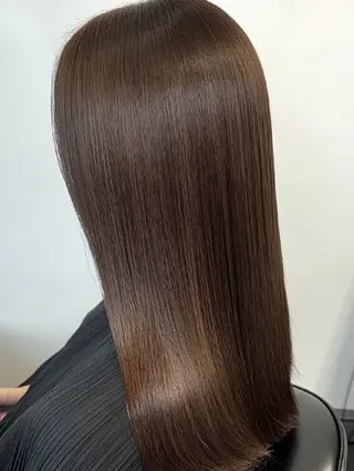 セミロング シールエクステ×美髪 改善/ヨシモトカンジのヘアスタイル