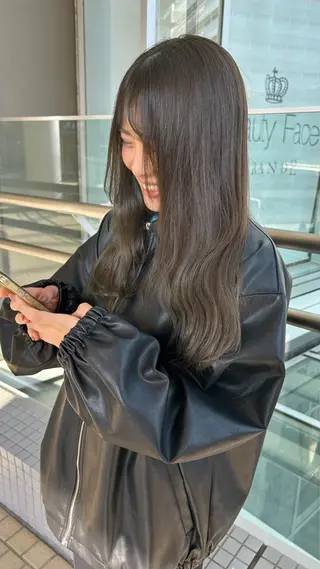 カラー 透明感カラー k-twoういのヘアスタイル